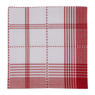 Red Radish Plaid Napkins - Set of 4