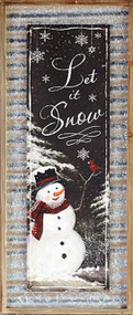 Let It Snow Wall Print