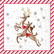 Reindeer Paper Cocktail Napkin