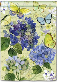 Hydrangea House Flag
