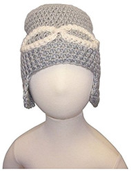 Baby Boy Handmade Aviator Crocheted Hat