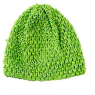 Toddler Light Green Crochet Hat