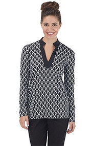 Mud Pie Black Fan Sandy Sun Shirt (Medium)