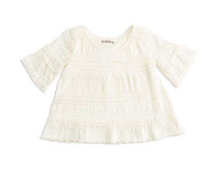 Baby Girls Cream Lace Dress
