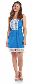 Mud Pie Bliss Dress Blue - Small