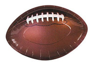 Football Shaped Dinner Paper Plate