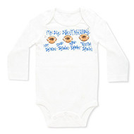 Long Sleeve It's All About Football Onesie- 6-12 Months