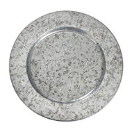 Galvanized Tin Plate Chargers - Set of 4