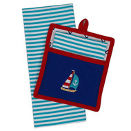Sail Away Potholder Gift Set