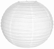 White 20 inch Paper Lantern - Set of 6