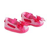 Baby Girls Fuchsia Stripe Maryjane Shoes