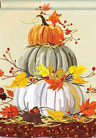 Neutral Pumpkins House Flag