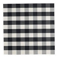 D.I.D. Black & White Checker Placemat - Set of 4