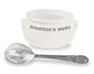Somethin's Stewin Soup and Chili Bowl Set