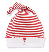 M P Infant French Knot Santa Cap 0-3 Months