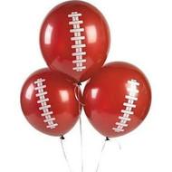 Football Balloons - Set of 12