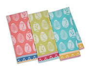 Easter Egg Dish Towels - Set of 3