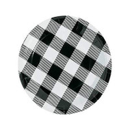 Buffalo Plaid 9" Paper Dinner Plate 8 pcs.