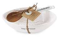 "Dip Off Time" Football Dip Set, Football Serveware, Gameday Serveware, Football, Tailgate Serveware
