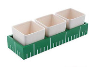 Football Condiment Tray Set, Superbowl, 4 pieces