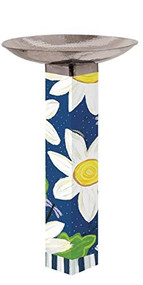 Daisy Blues Bird Bath
