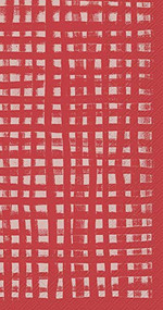 Red Plaid Hostess Paper Napkin 16 count