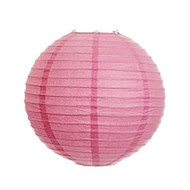 Petal Pink 14" Paper Lanterns - Set of 2