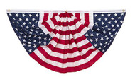USA Flag Bunting: 3 x 6 feet
