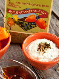 Maple Habanero and Garlic Chipolte Dips (1 each), party dip, dill dip,