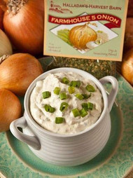 Farmhouse Five Onion and Farm Market Vegetable Dips (1 each), party dip, onion dip, vegetable dip