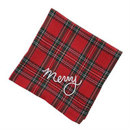Tartan Cloth Christmas Napkins - Set of 4