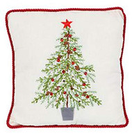 Christmas Tree Square Pillow