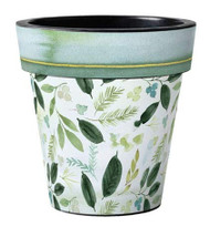 Poinsettia Leaves 15" Planter, Outside Planter, Christmas Planter, Winter Planter, Holiday Planter