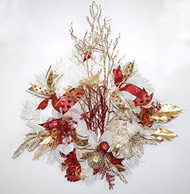 Gold Branch 26" Wreath, Holiday Wreath, Christmas Wreath