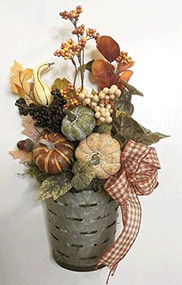 Metal Pumpkin Door Hanger, Fall Door Decoration, 112