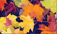 Maple Leaves Mat Mate, Fall Doormat, Autumn Doormat