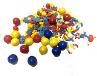 Set of Three Super Hero Sprinkle Asst, Star Sprinkles. Sixlets, Cake Decorations, Cupcake Decorations, Cookie Decorations