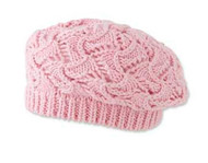 Baby Girls Crochet Pink Tam Hat