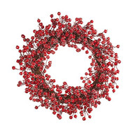 SAFA 21 Inch Iced Berry Wreath