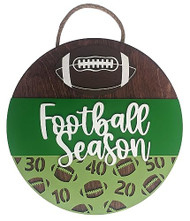 Football Season Hand Painted Door or Wall Sign with Hanger
