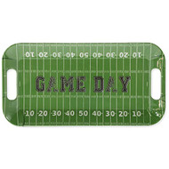 Boston International Football Tray Melamine Serving Platter with Handles, 15 x 8-Inches, Game Day