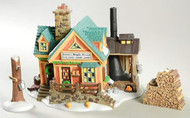 Collectible Steens Maple House, Decorative Building with Accessories, Real Smoking Chimney, Includes Original Box