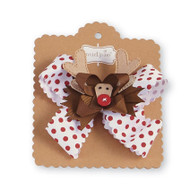 Baby & Toddler Girls 3 in 1 Reindeer Holiday Bow