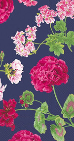 Geraldine Blue Hostess Paper Napkin