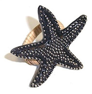 4 Starfish Design Napkin Rings