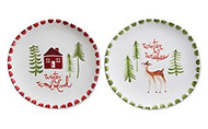 Woodland Appetizer Plates - Set of 2