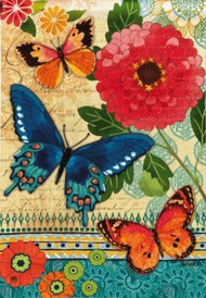 Studio M Butterfly Ballard Garden Flag
