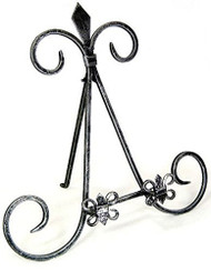 Metal Black & Silver Easel