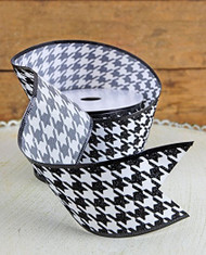 Houndstooth Ribbon 2-1/2 in x 24 ft