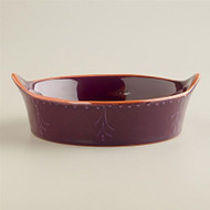 Maroon Tapas Plates- Set of 2